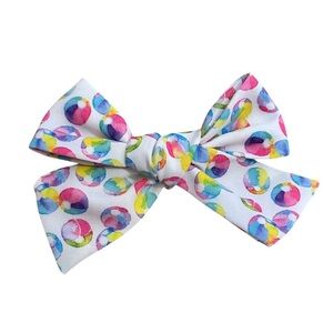 Chic Pipsqueak Colorful Beach Ball Bow